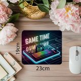 Luluyen Oyun Başlasın Temalı Parlak Mouse Pad - 19X23 cm 2 mm Dikdörtgen Ithal Baskılı Mouse Pad - Özel Baskı - Renkli