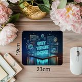 Luluyen Parlak 3D Holografik Yazılı Mouse Pad – Motivasyonlu - 19X23 cm 2 mm Dikdörtgen Ithal Baskılı Mouse Pad - Özel Baskı - Renkli