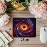 Luluyen Parlak Işıklı Derinlikli Kara Delik Mousepad - 19X23 cm 2 mm Dikdörtgen Ithal Baskılı Mouse Pad - Özel Baskı - Renkli
