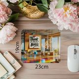 Luluyen Parlak Neon Tasarım – Boss Mode Mouse Pad - 19X23 cm 2 mm Dikdörtgen Ithal Baskılı Mouse Pad - Özel Baskı - Renkli