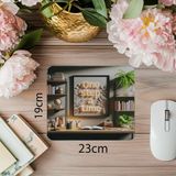 Luluyen Parlak Renkli Ilham Veren Mouse Pad – Adım Adım Ilerle - 19X23 cm 2 mm Dikdörtgen Ithal Baskılı Mouse Pad - Özel Baskı