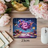 Luluyen Parlak Renkli Mousepad – Sen Bunu Yaparsın Temalı - 19X23 cm 2 mm Dikdörtgen Ithal Baskılı Mouse Pad - Özel Baskı