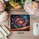 Luluyen Parlak Spiral Gökyüzü Mousepad - 19X23 cm 2 mm Dikdörtgen Ithal Baskılı Mouse Pad - Özel Baskı - Renkli