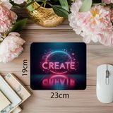 Luluyen Pembe Mavi Işıklı Yaratıcı Mouse Pad Tasarımı - 19X23 cm 2 mm Dikdörtgen Ithal Baskılı Mouse Pad - Özel Baskı - Renkli