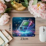 Luluyen Renkli Gameboy Temalı Retro Mousepad - 19X23 cm 2 mm Dikdörtgen Ithal Baskılı Mouse Pad - Özel Baskı
