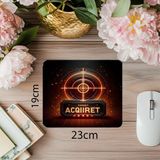 Luluyen Target Acquired Yazılı Kırmızı Işıklı Mousepad - 19X23 cm 2 mm Dikdörtgen Ithal Baskılı Mouse Pad