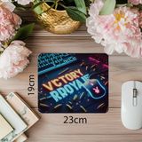 Luluyen Victory Royale Yazılı Parlak Gamer Mousepad - 19X23 cm 2 mm Dikdörtgen Ithal Baskılı Mouse Pad - Özel Baskı - Renkli