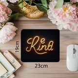 Luluyen Yumuşak Işıklı Duygusal Mesaj Mouse Pad - 19X23 cm 2 mm Dikdörtgen Ithal Baskılı Mouse Pad - Özel Baskı - Renkli