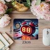 Luluyen Yumuşak Işıklı Eski Alarm Mouse Pad - 19X23 cm 2 mm Dikdörtgen Ithal Baskılı Mouse Pad - Özel Baskı - Renkli