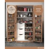 Luma Home Brienz 3 Çekmeceli Kiler Dolabı - Atlantik Çam
