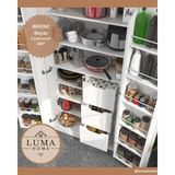 Luma Home Brienz 3 Çekmeceli Kiler Dolabı - Beyaz