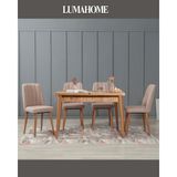 Luma Home Gordes Midi Atlantik-Taş Yemek Masası Takımı