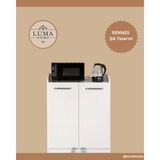 Luma Home Rennes Kısa Tekerlekli Kiler Dolabı - Beyaz