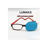 LUMAKS Göz Kapama Bandı Ambliyopi (Göz Tembelliği) İçin Gözlük Bandı Yıkanabilir & Cilt Dostu 1 (Çift)