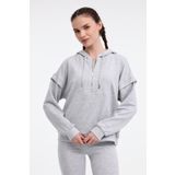 Lumberjack 16MS438 WL DOINA 5FX Gri Kadın Hoodie