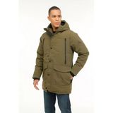 Lumberjack 3W M-Adlers Long Coat 3Pr Erkek Yeşil Kaban - 101398556
