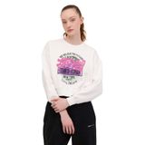 Lumberjack 4W Wl Bonnı 16Ss507 4P Kadın Ekru Sweatshırt Beyaz XL