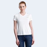 Lumberjack 5M WB PES V NECK 11CT127 5FX Kadın Tişört