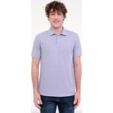 Lumberjack 5MMB CT953 POLO T-SH 5FX Lila Erkek Tişört
