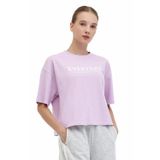 Lumberjack 5W Wl Freya 11Sy790 5Pr Kadın Mor T-Shirt - 102054402