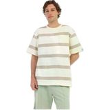Lumberjack 6m MB Tusk 11BS100 6fx Örme Bej Erkek T-Shirt - 2XL