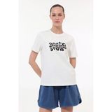 Lumberjack 6M Wl 11Power 6Fx Kadın Bej T-Shirt - 102239883