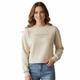 Lumberjack Aber Yog Bisiklet Yaka Sweatshirt, XS, 20-102020859-1, Bej, kadın