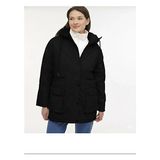 Lumberjack Alıce Coat 2pr Siyah Kadın Uzun Kaban - M