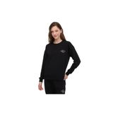 Lumberjack Anna Kadın Siyah Yuvarlak Yaka Sweatshirt, XL, 101784877