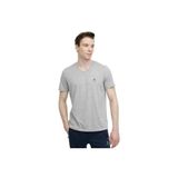 Lumberjack Basic M-CT106 V Neck Erkek Gri Yuvarlak Yaka Tişört, S, 101497401