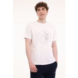 lumberjack Beyaz Erkek Kısa Kol T-Shirt ML SIERENE 11LLM08 5FX