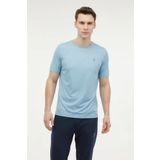 Lumberjack Bsc Ps C T-Sh 3fx Mavi Erkek Kısa Kol T-Shirt 101349553 M-Ct100