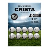 lumberjack Crista Beyaz Dikişli Futbol Topu 10 Adet No:5
