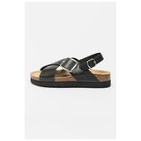 Lumberjack Crossed Bands Kadın Siyah Sandalet - 0 - Siyah