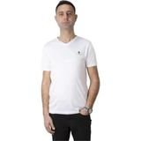 Lumberjack CT104 PES V T-SH 5F V Yaka Kırık Beyaz Erkek Kısa Kol T-shirt 101939404 - 2XL - Ekru