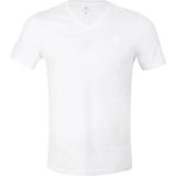 Lumberjack CT106 V Nk T-Sh 5fx V Yaka Kırık Beyaz Erkek Kısa Kol T-Shirt 101939410 - 2XL