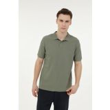 Lumberjack CT953 Haki Basic Polo Yaka Erkek T-Shirt