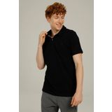 Lumberjack CT953 Siyah Basic Polo Yaka Erkek T-Shirt