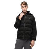 Lumberjack Erkek Mont, Kuştüyü, Kapüşonlu, Açık Gri, 2XL Beden