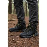 lumberjack Erkek Siyah Outdoor Bot - Su Geçirmez (Waterproof) Sarı Detaylı Dağ ve Yürüyüş Ayakkabısı