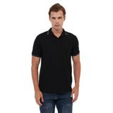 Lumberjack Erkek Siyah Polo Yaka Tişört L Beden MB VYN 12BS115 6FX Modeli