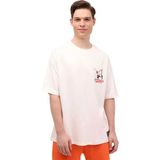 Lumberjack Erkek Tişört 4m ml Chase 11BB1011 4fx 101571943 - Ekru