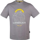 Lumberjack Erkek Tişört 4m ml Teon 11UT1013 4fx 101567856 - Gri