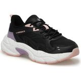 Lumberjack Fanto Kadın Yüksek Taban Sneaker Spor Ayakkabı - Siyah - Pembe