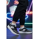 lumberjack FT-7777 Siyah Beyaz Kadın Comfort Günlük Sneaker Ayakkabı