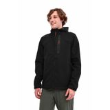 Lumberjack GT17 New Trend Softshell 1PR Kapsonlu Fermuarlı 3 Cep Göğüs Cep Fosfor Şeritli Siyah Erkek Ceket