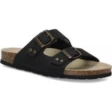 Lumberjack Jolıe Nu 4Fx Hakıkı Derı Sıyah Comfort Casual Anatomık Terlık