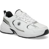 Lumberjack Kadın Beyaz-Lacivert Sneaker Ayakkabı Suni Deri Tabanlı Düz Topuklu Pol Wmn Pu 4pr (36-40)