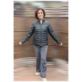 lumberjack KADIN SİYAH RENK İNCE ŞİŞME MONT MEVSİMLİK PADDED FERMUARLI
