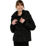 Lumberjack Kadın Su Geçirmez W-SN71 Karina Coat Outdoor Kullanım İçin Siyah Şişme Mont